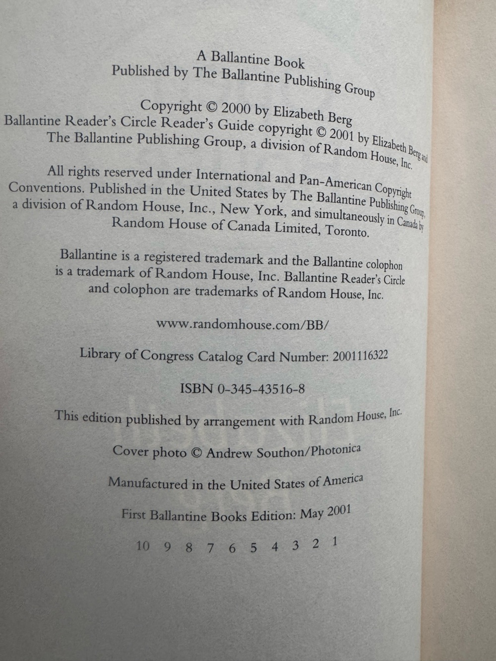 Open House by Elizabeth Berg — Paperback 2000 - Picture 4 of 4